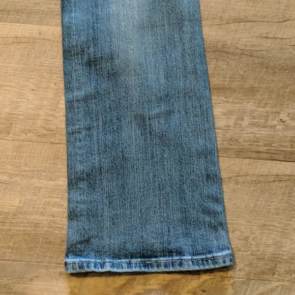 COWGIRL TUFF Sonora bootcut blingy Aztec embroidered blue jeans JS0N0R sz 24x33L - Picture 9 of 15